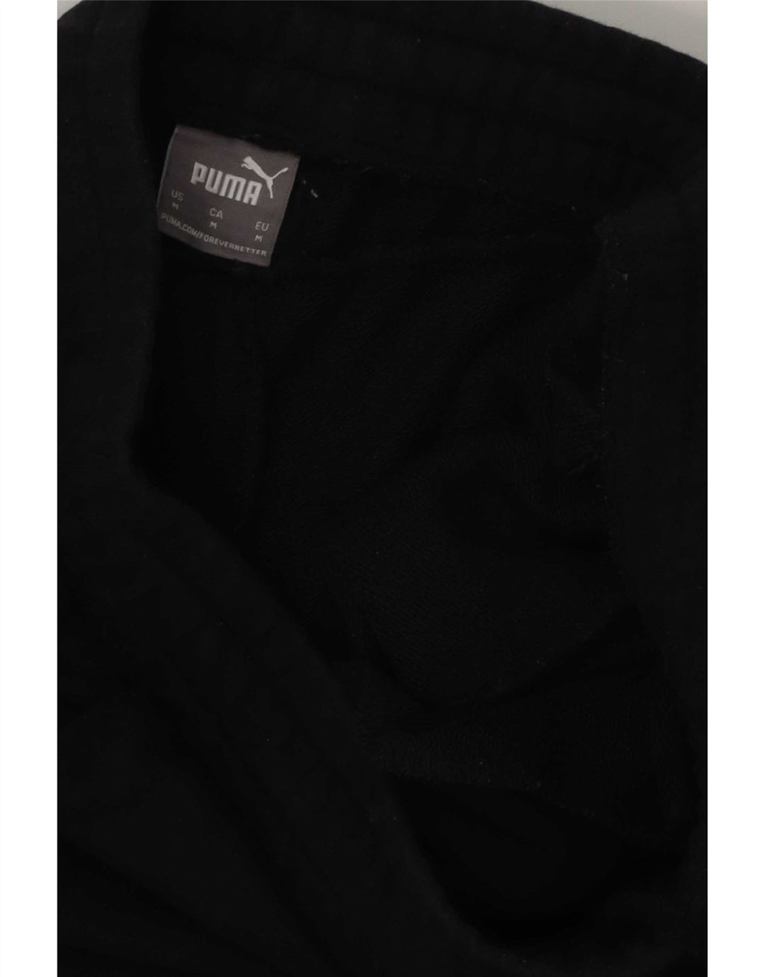 Pantaloni da tuta da uomo Puma Joggers Medium Black Cotton