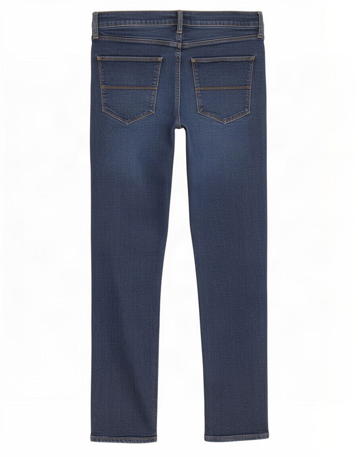 Jeans slim da uomo Marks & Spencer W36 L31 cotone blu