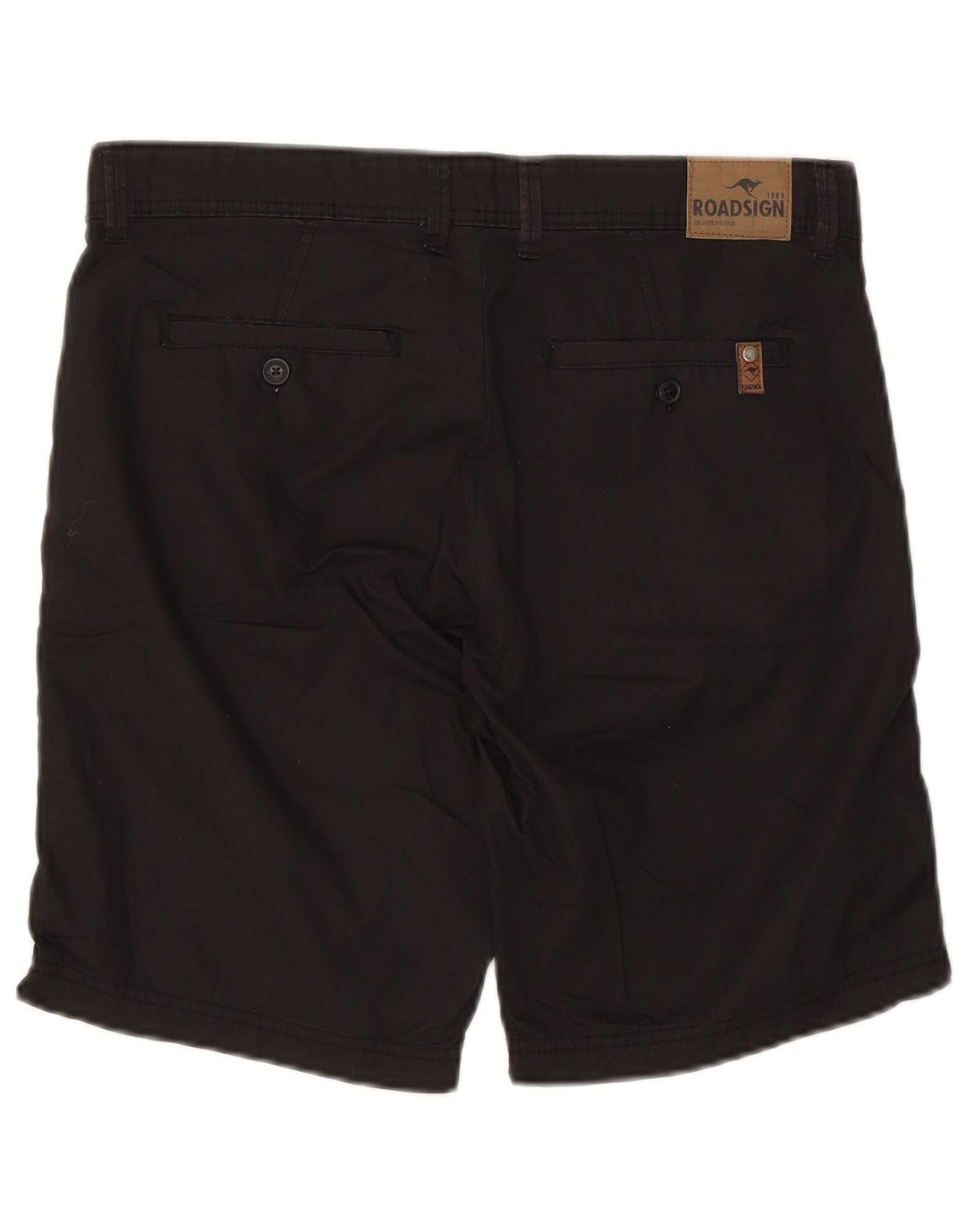 Pantaloncini chino da uomo Roadsign Australia W32 cotone nero medio