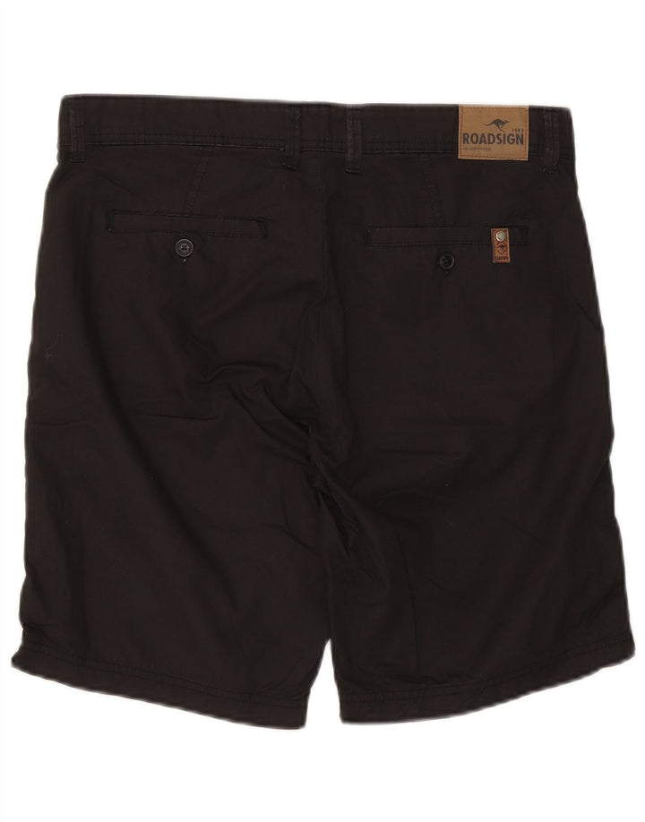 Pantaloncini chino da uomo Roadsign Australia W32 cotone nero medio