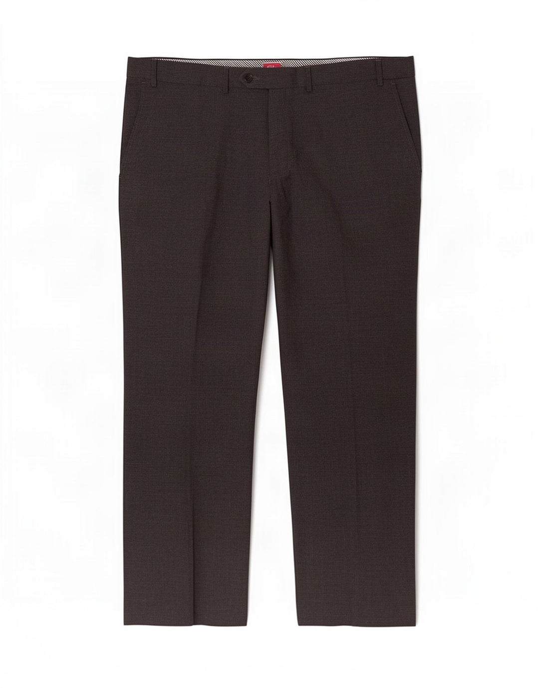 Pantaloni da abito dritti da uomo Marks & Spencer W42 L29 pied de poule grigi
