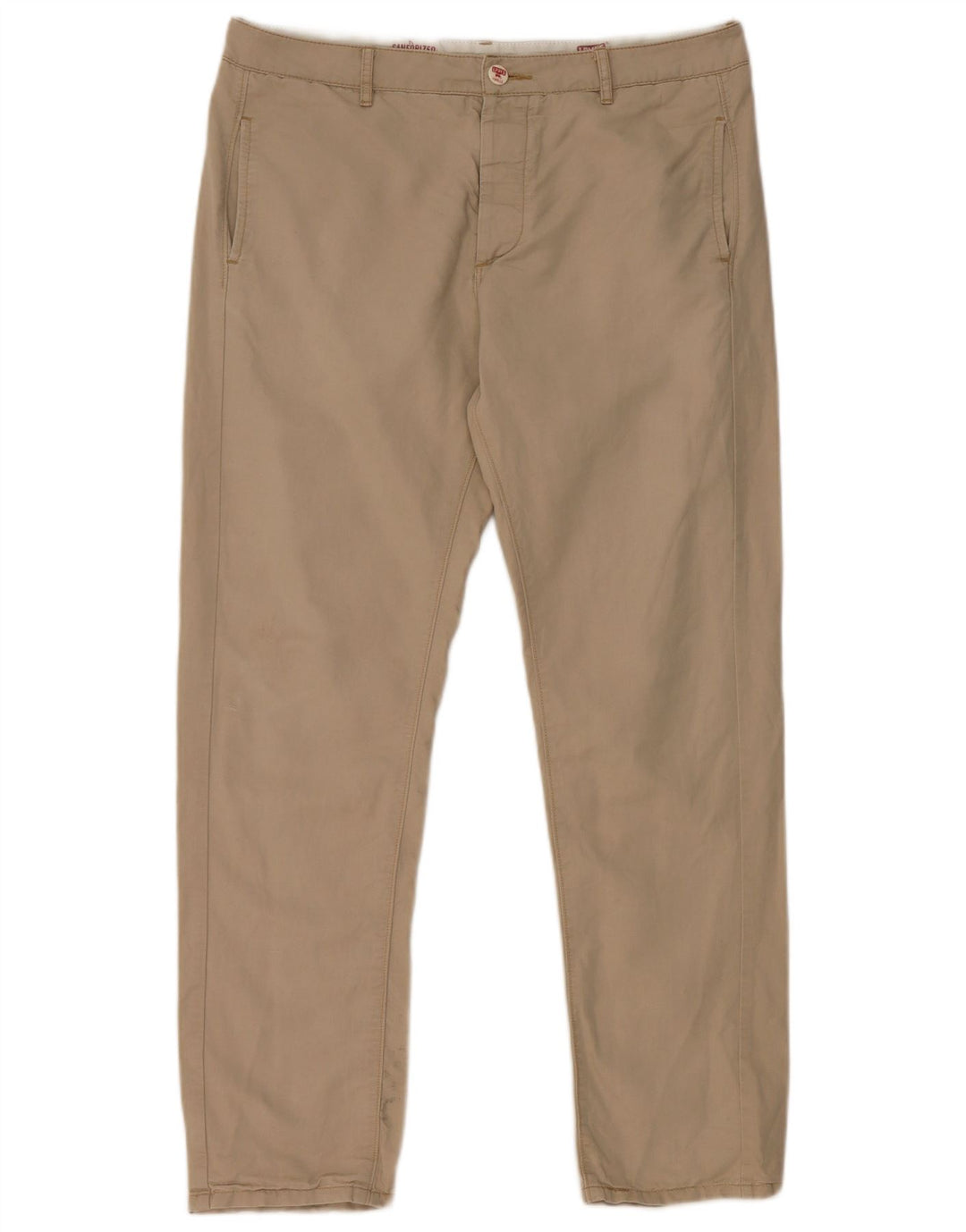 Pantaloni chino dritti da uomo Levi's W28 L32 in cotone grigio