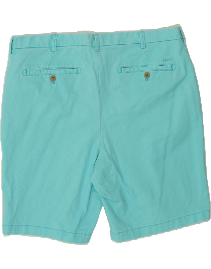 IZOD Mens Chino Shorts W40 XL Blue Vintage Izod and Second-Hand Izod from Messina Hembry 
