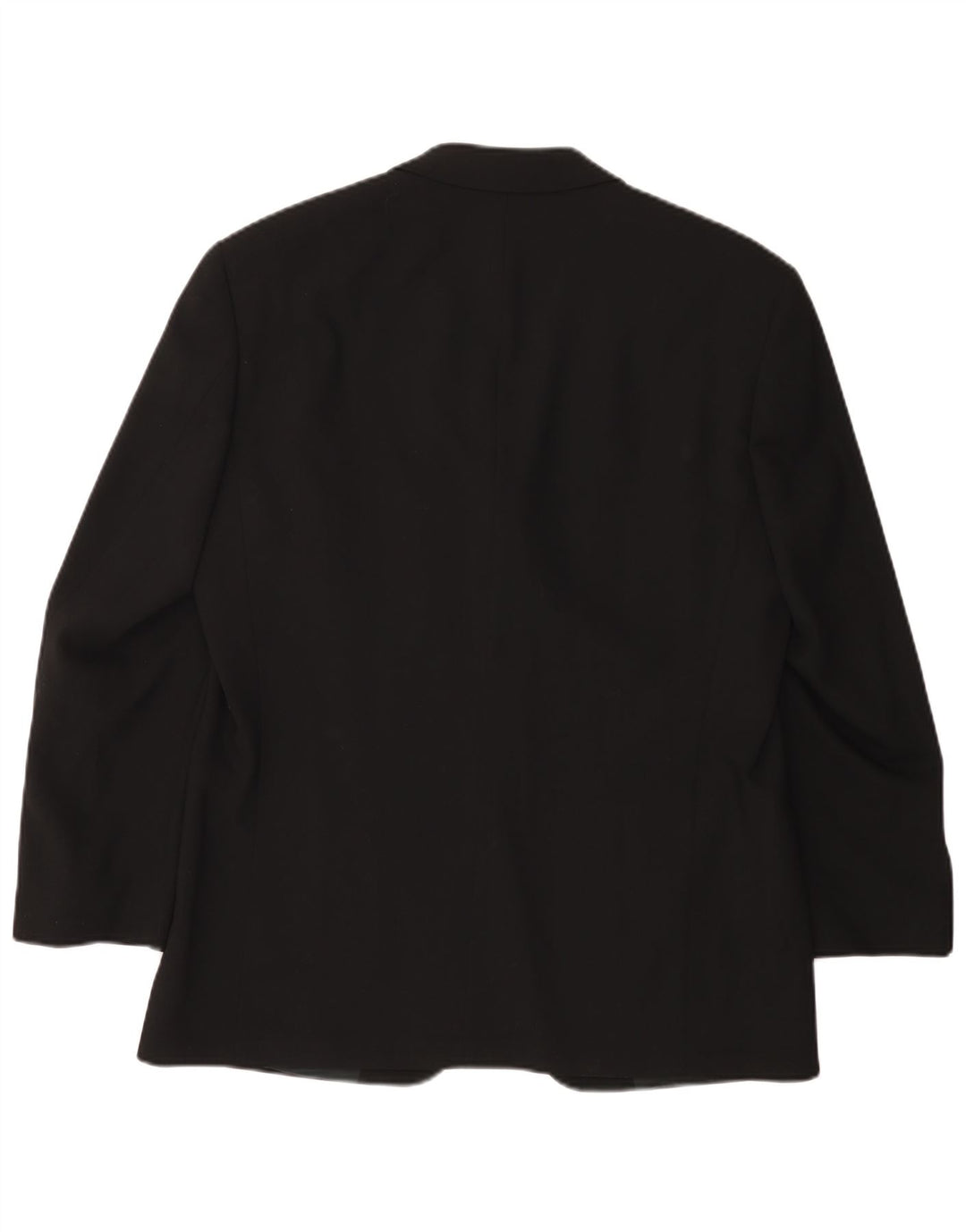 Giacca blazer a 3 bottoni da uomo HUGO BOSS UK 38 media nera in lana vergine