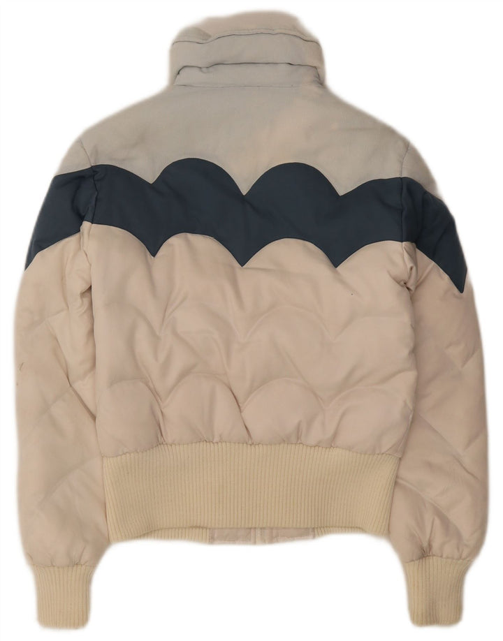 Giacca imbottita da donna Levi's UK 6 XS Poliestere color block bianco