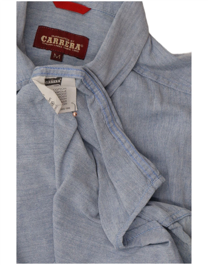 Camicia Uomo CARRERA Blu Medio Cotone