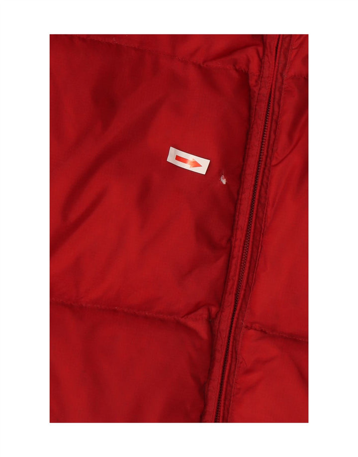 Gilet imbottito da uomo Gap UK 40 Large rosso in nylon
