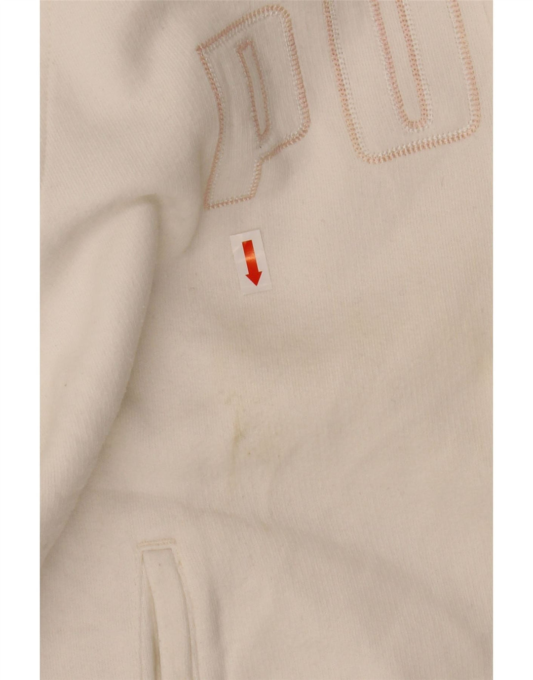 Giacca da ginnastica con grafica PUMA da donna UK 14 Medium White