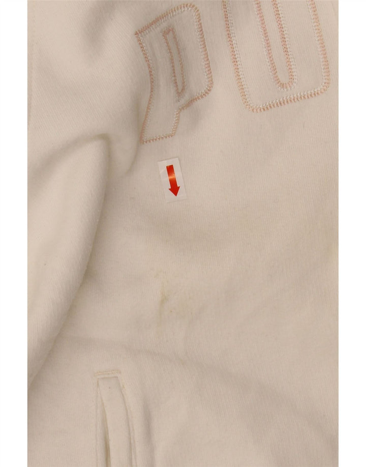 Giacca da ginnastica con grafica PUMA da donna UK 14 Medium White