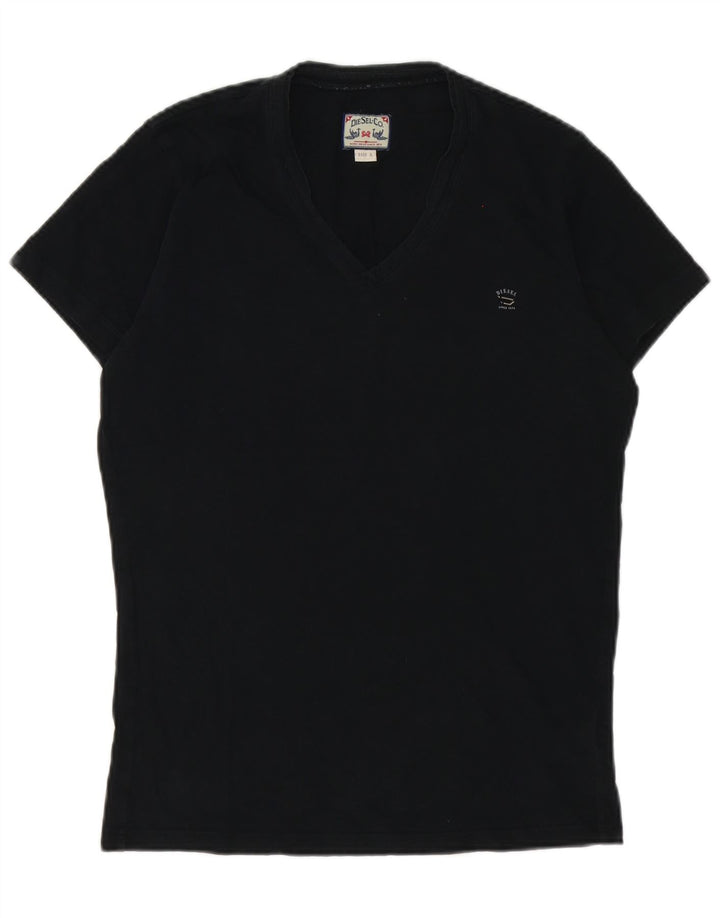 T-shirt uomo Diesel Top Small in cotone nero