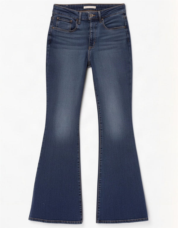 Levi's Jeans bootcut a vita alta 725 da donna W27 L30 Lyocell blu