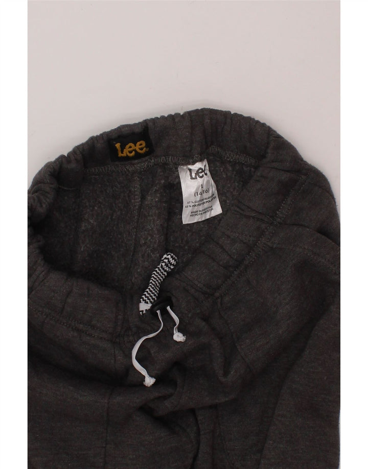 LEE Boys Tracksuit Trousers Joggers 12-13 Years Large Grey Cotton Vintage Lee and Second-Hand Lee from Messina Hembry 