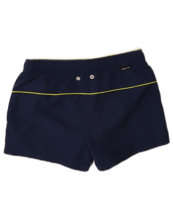 Pantaloncini da bagno Benetton bambino 10-11 anni XL blu poliestere