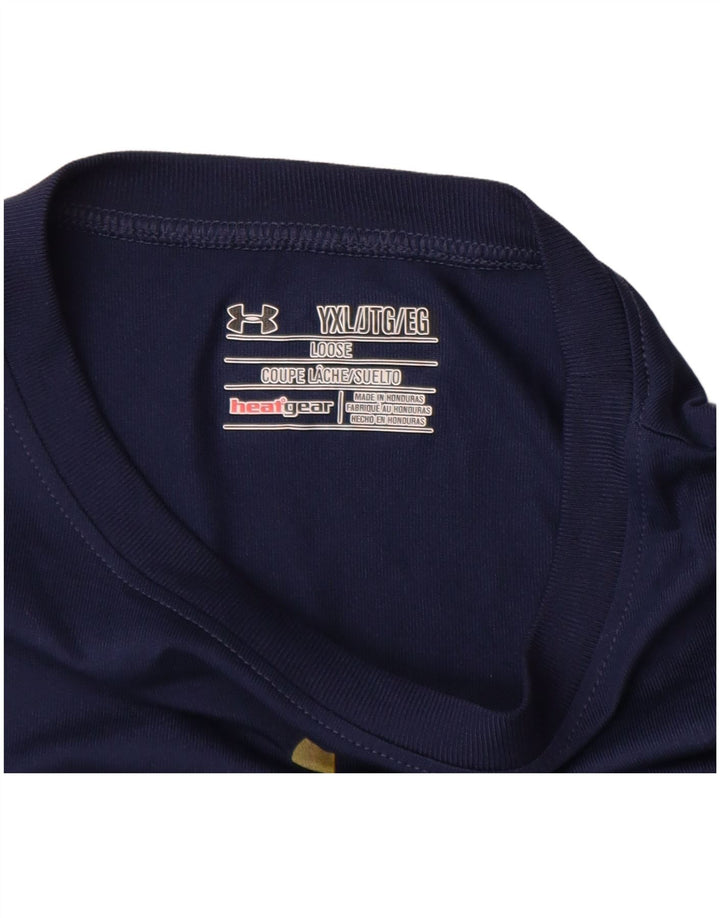 Maglietta grafica ampia UNDER ARMOUR da bambino 13-14 anni XL Blu navy