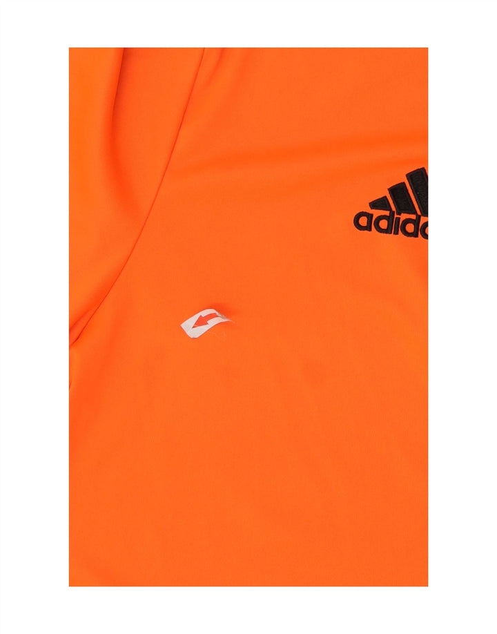 T-shirt Adidas Climalite da uomo Top XL arancione in poliestere