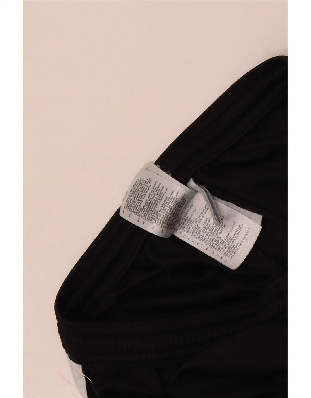 Pantaloncini sportivi Adidas Climalite da uomo piccoli in poliestere color block nero