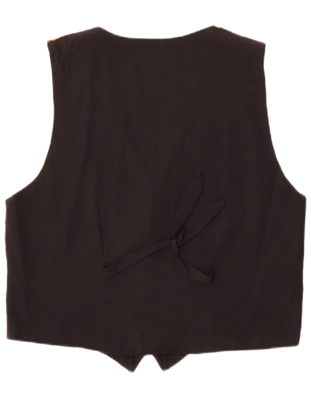 Gilet vintage da donna UK 18 XL nero floreale