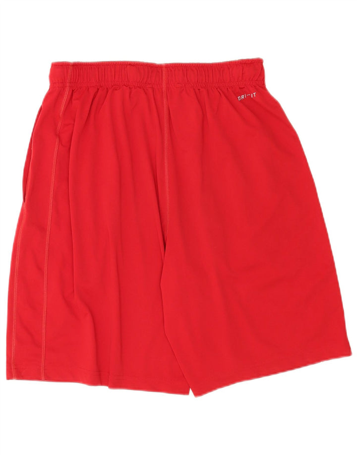 Pantaloncini sportivi Nike Dri Fit da uomo di colore rosso medio