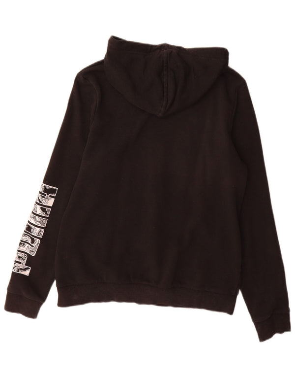 Felpa con cappuccio grafica da donna Puma UK 16 grande nera