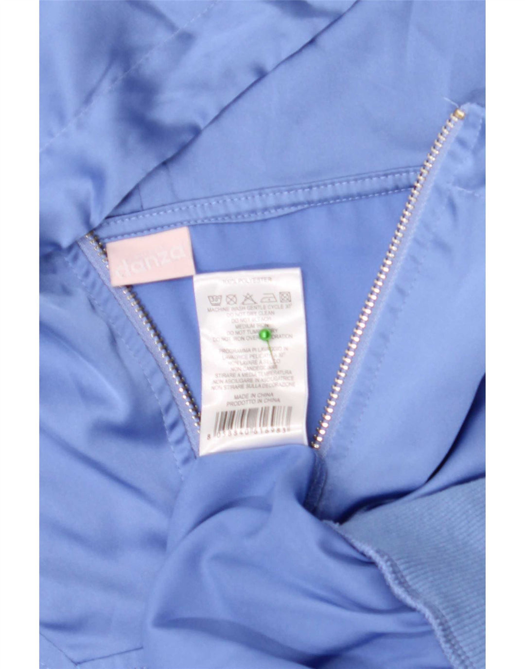 Giacca da ginnastica oversize da donna danza UK 14 Blu medio