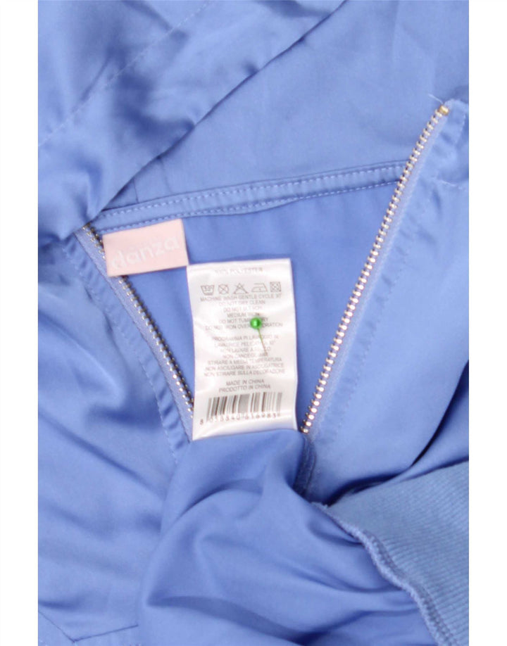 Giacca da ginnastica oversize da donna danza UK 14 Blu medio