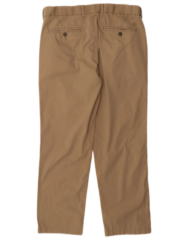Pantaloni chino regolari da uomo Marks & Spencer W34 L29 cotone beige