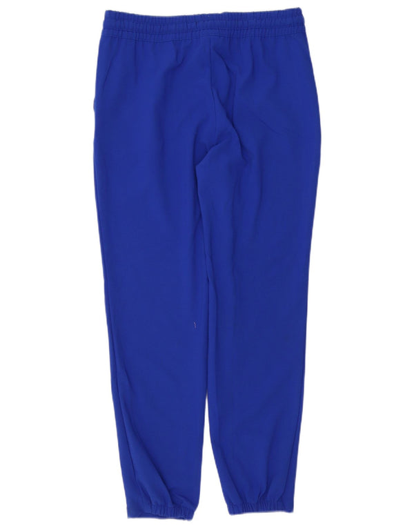 Marks & Spencer Womens Tracksuit Trousers UK 10 Small Blue Polyamide