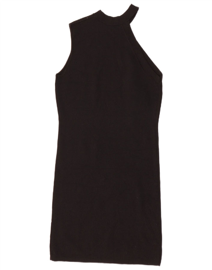 Vestito aderente monospalla da donna Zara UK 12 medio nero
