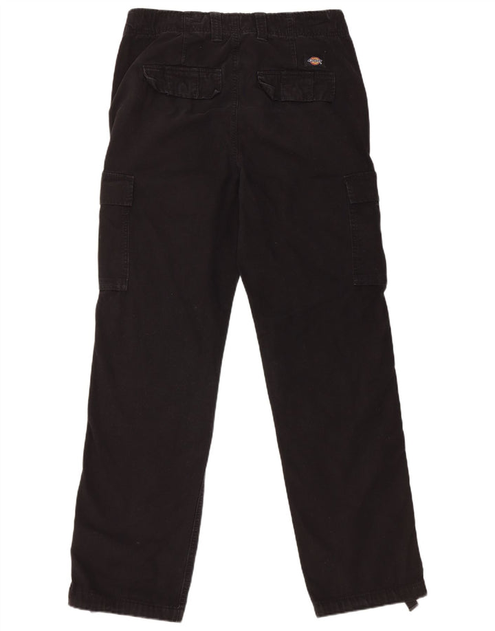 Pantaloni cargo dritti da uomo Dickies W30 L30 cotone nero