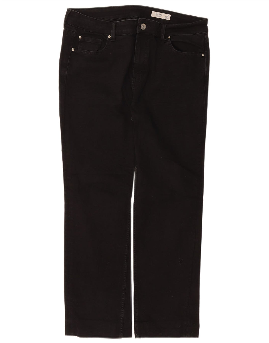 Jeans Bootcut regolari Eva da donna Marks & Spencer UK 18 XL W36 L27 Nero