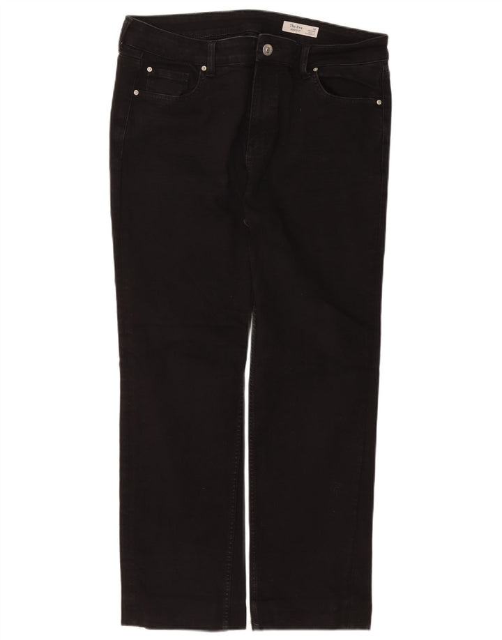Jeans Bootcut regolari Eva da donna Marks & Spencer UK 18 XL W36 L27 Nero