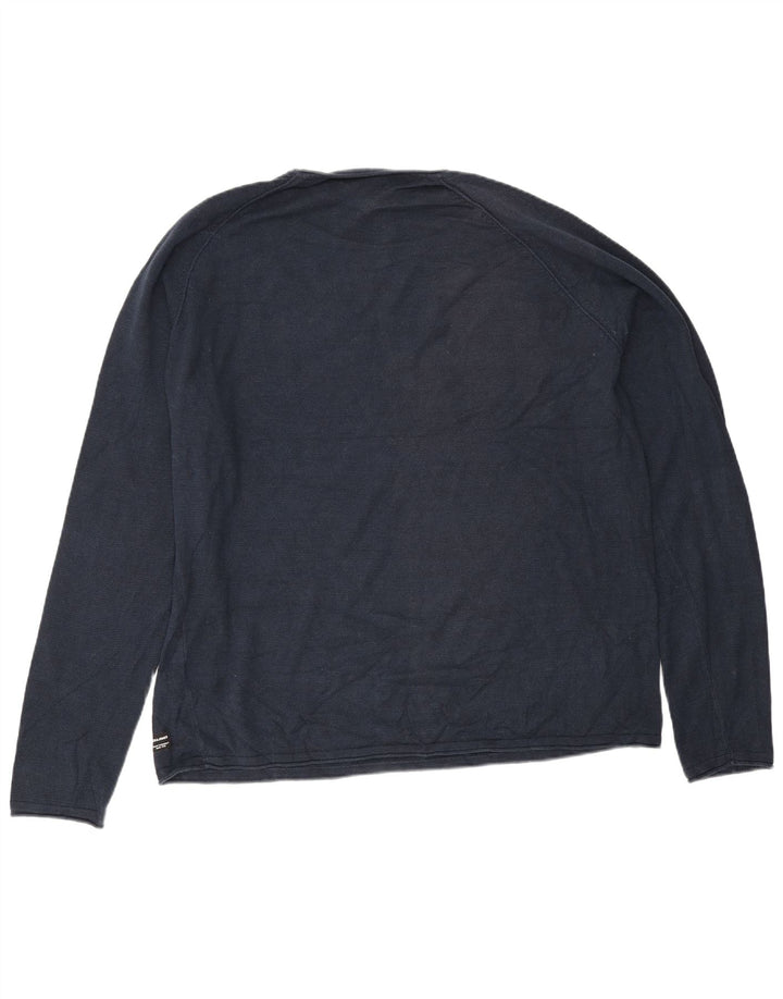 Maglia a maniche lunghe da uomo Jack & Jones 2XL Blu Navy