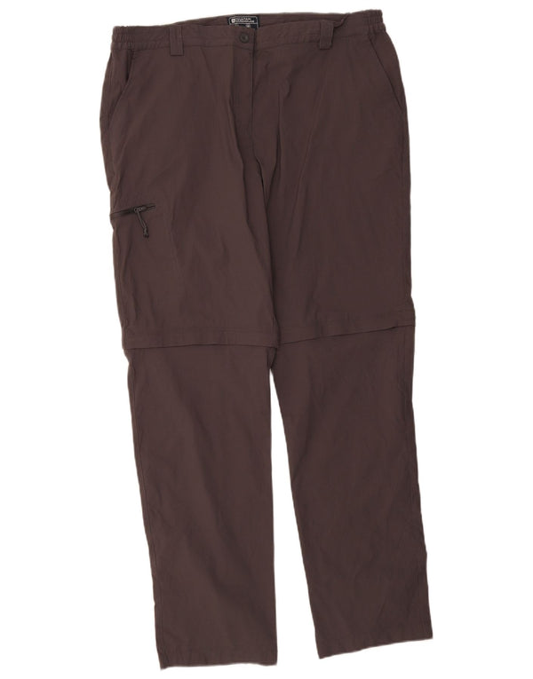 Pantaloni chino dritti da donna Mountain Warehouse UK 18 XL W36 L31 Grigio