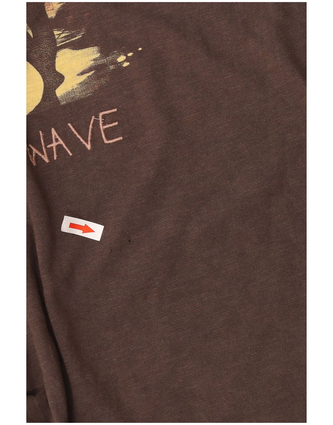 T-shirt grafica da uomo Fat Face Top XL in cotone marrone