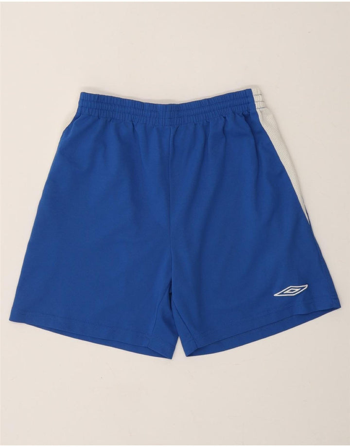 UMBRO Mens Sport Shorts Medium  Blue Colourblock Polyester Vintage Umbro and Second-Hand Umbro from Messina Hembry 