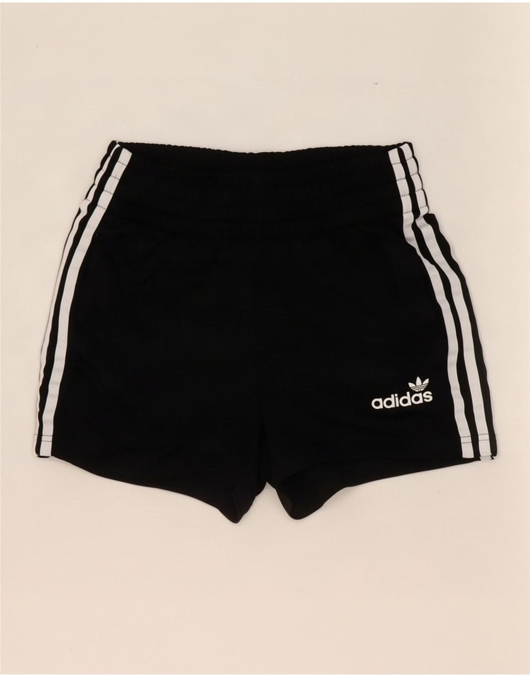 Pantaloncini sportivi Adidas da donna UK 4 XS poliestere nero