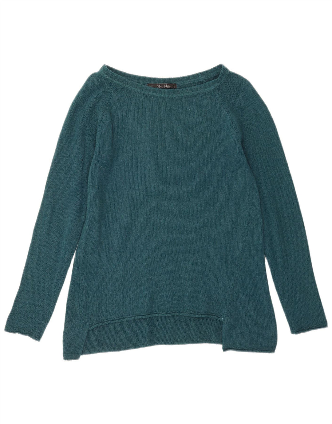 Maglione maglione con scollo a barca da donna Zara UK 14 Verde medio