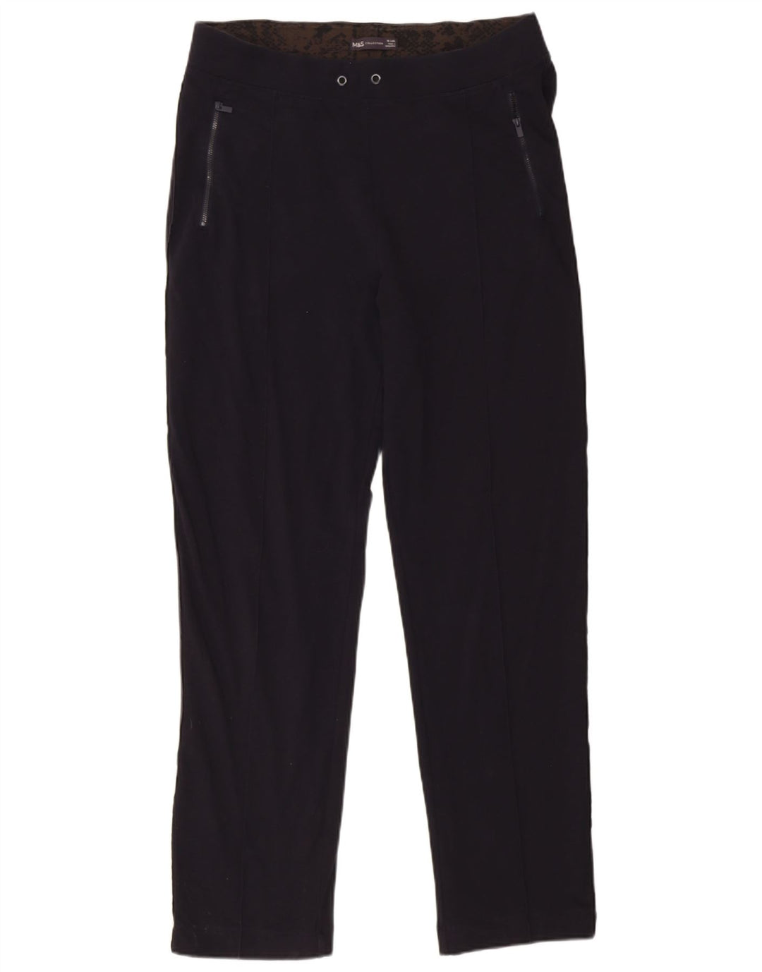 Pantaloni da tuta da donna Marks & Spencer UK 16 Large Blu Navy