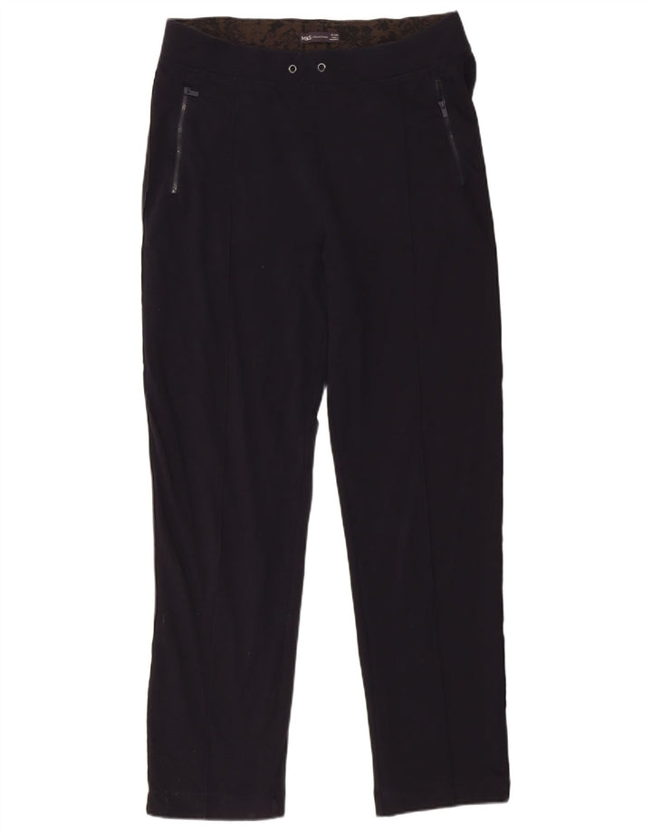Pantaloni da tuta da donna Marks & Spencer UK 16 Large Blu Navy