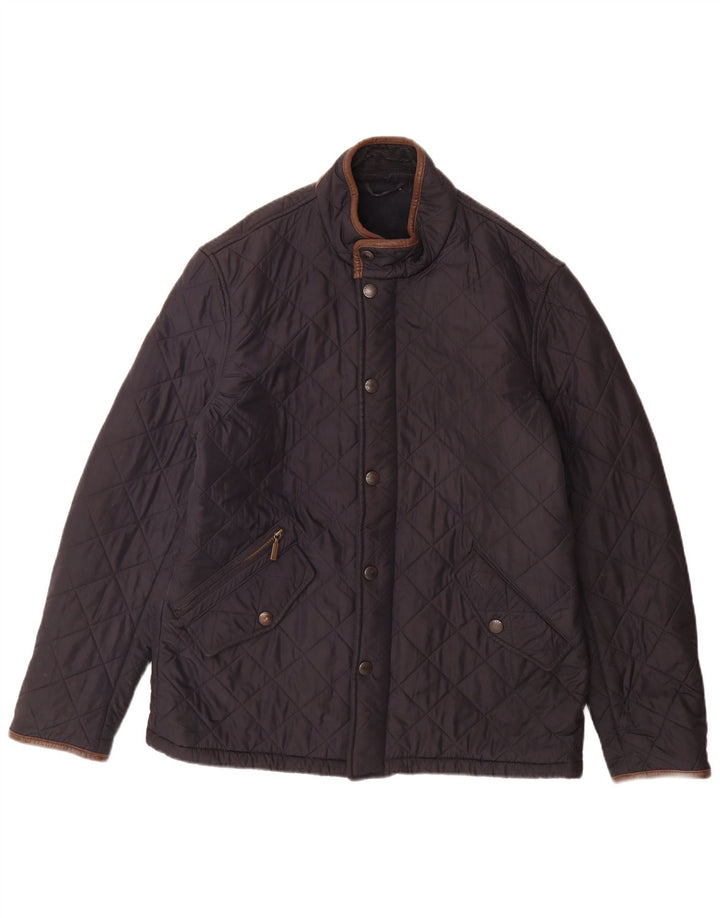 Giacca trapuntata da uomo Barbour UK 40 grande blu navy