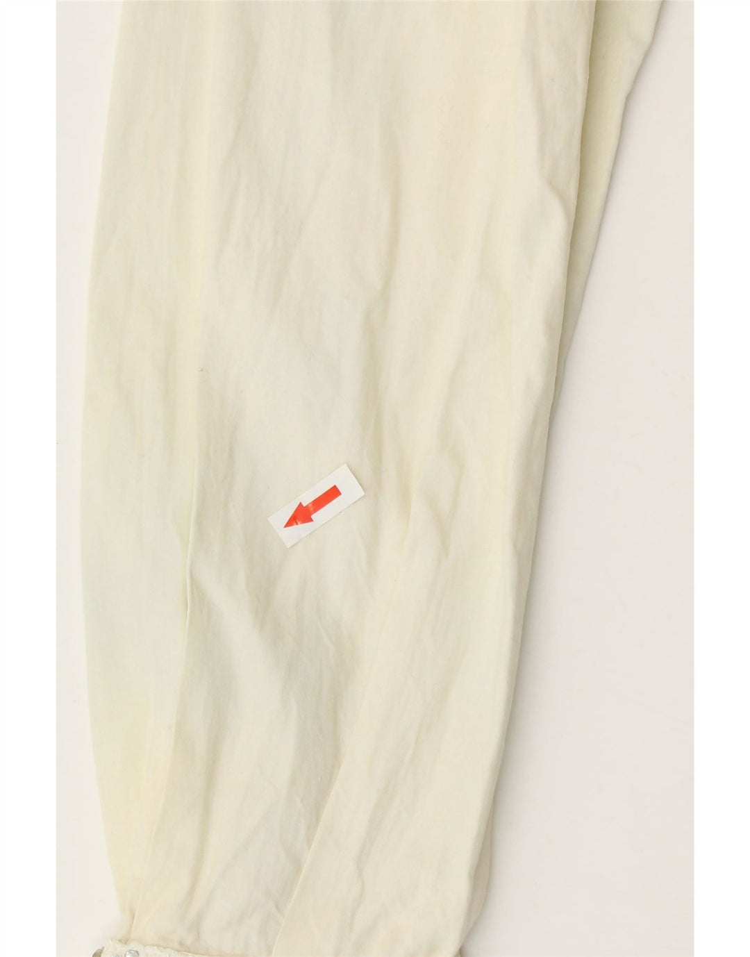 Camicetta camicia vintage da donna UK 12 medio bianco sporco floreale