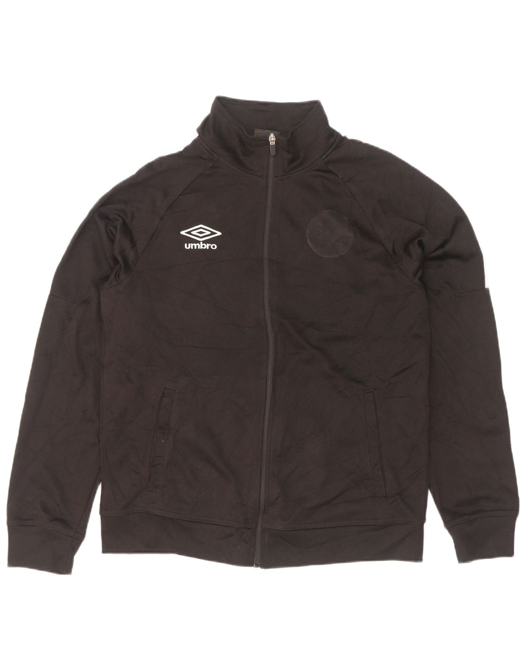 Giacca da ginnastica da uomo Umbro grande in poliestere nero