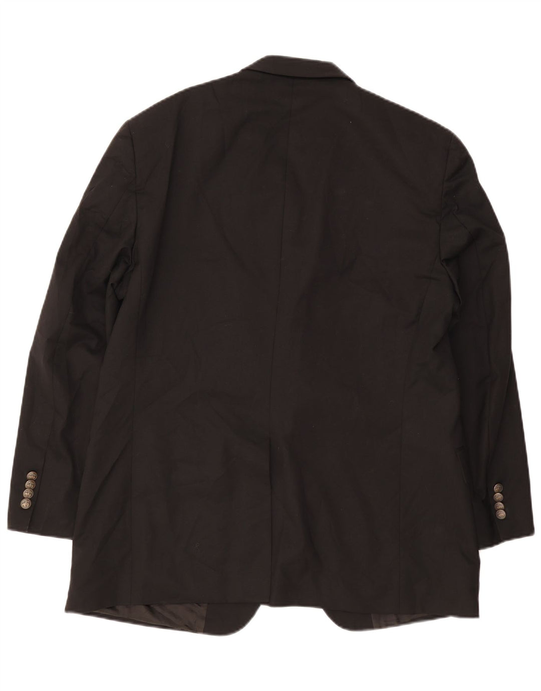 Giacca blazer a 2 bottoni da uomo Brooks Brothers UK 44 2XL lana nera classica