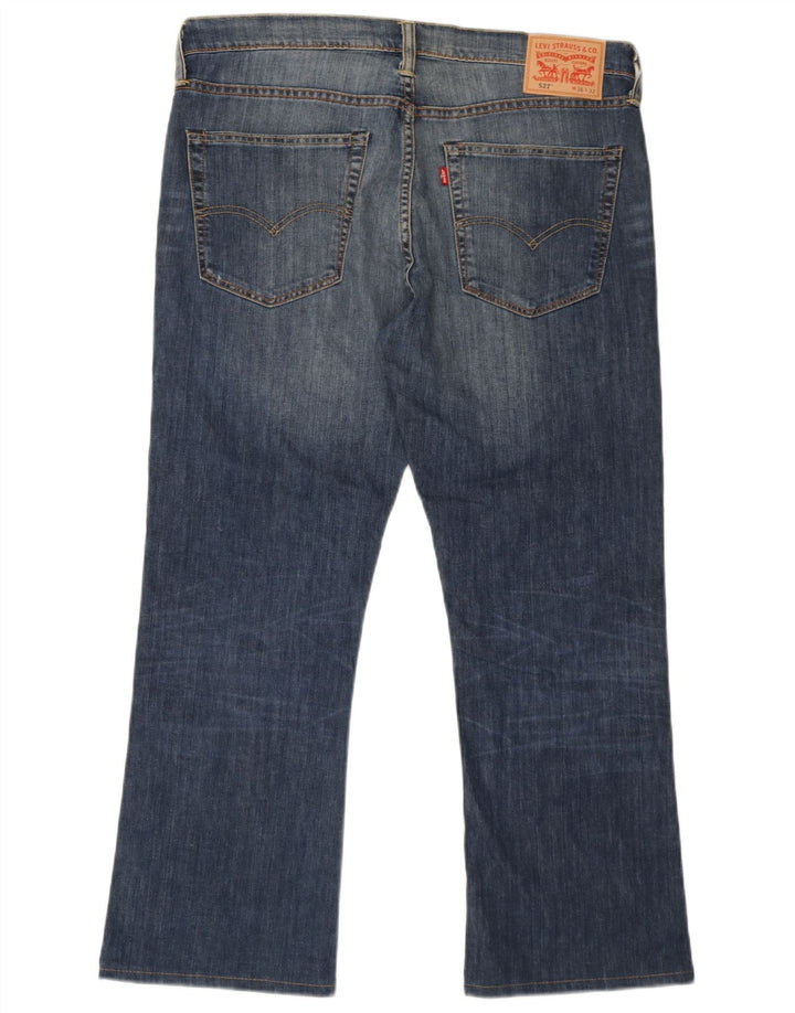 Levi's Uomo 527 Jeans Bootcut W36 L32 Cotone Blu