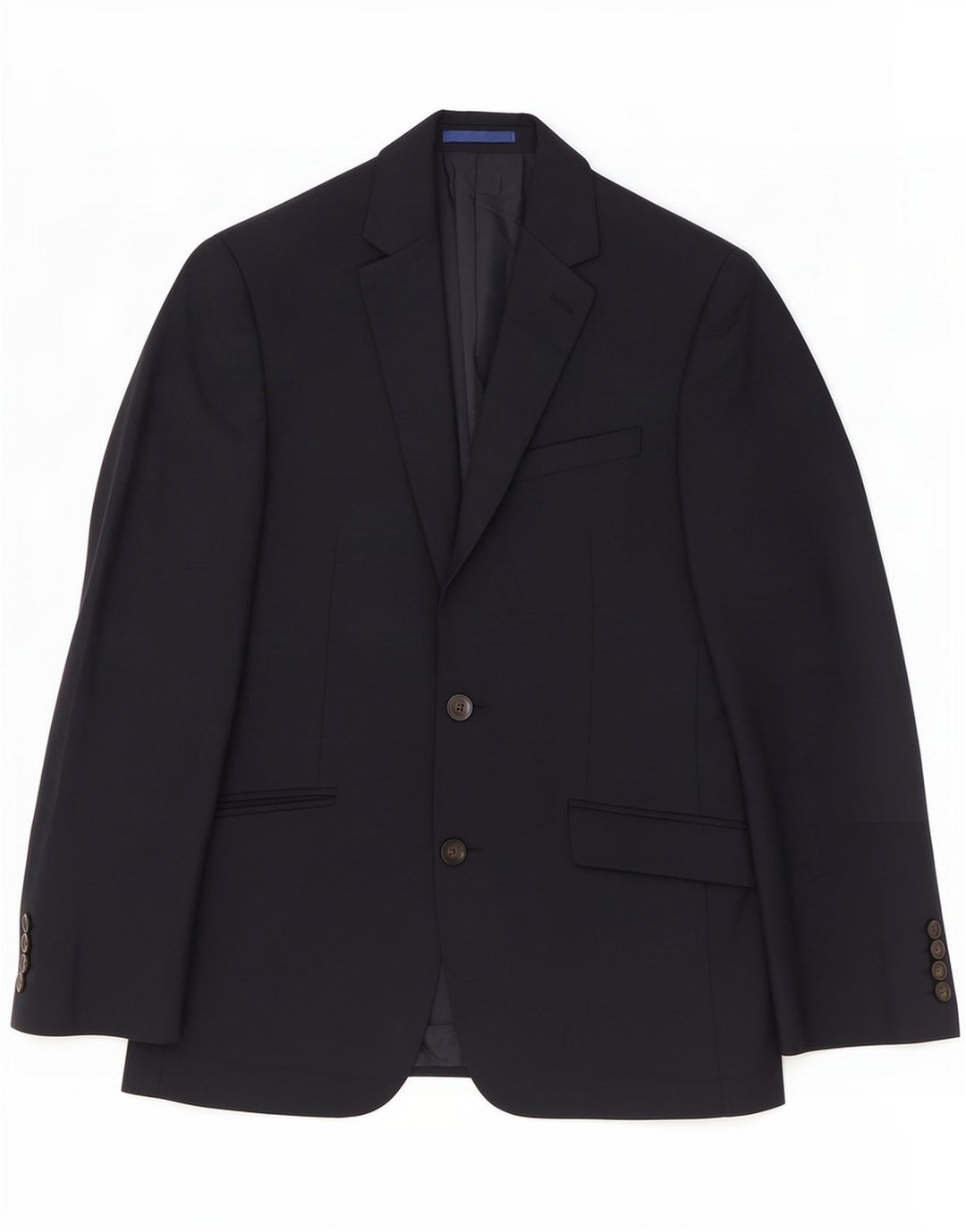 Giacca blazer a 2 bottoni da uomo Marks & Spencer UK 36 piccola poliestere nero
