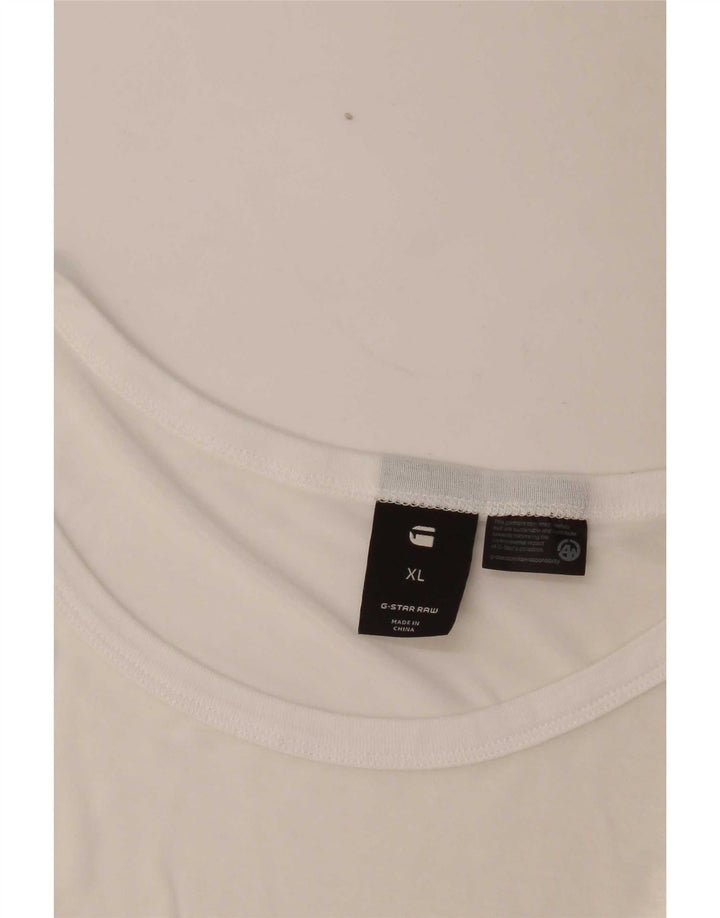 Maglietta da uomo G-Star Top XL Bianca