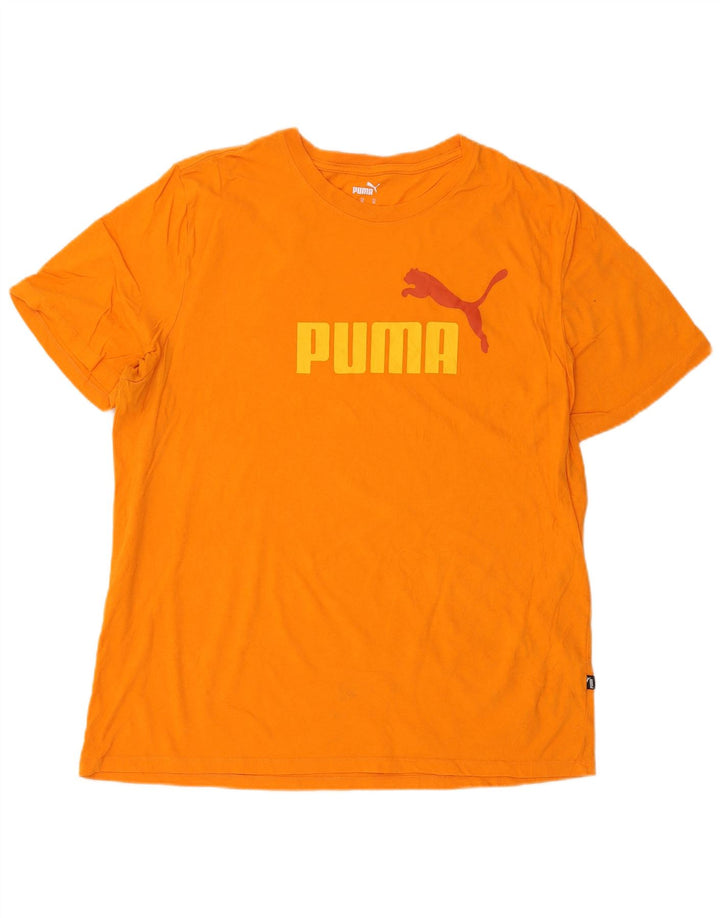 Maglietta grafica da uomo Puma Top XL Arancione