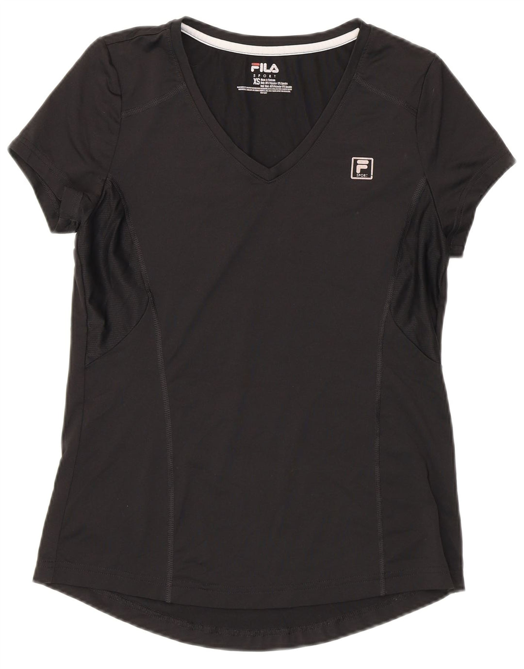 T-shirt Fila da donna Top UK 6 XS poliestere nero