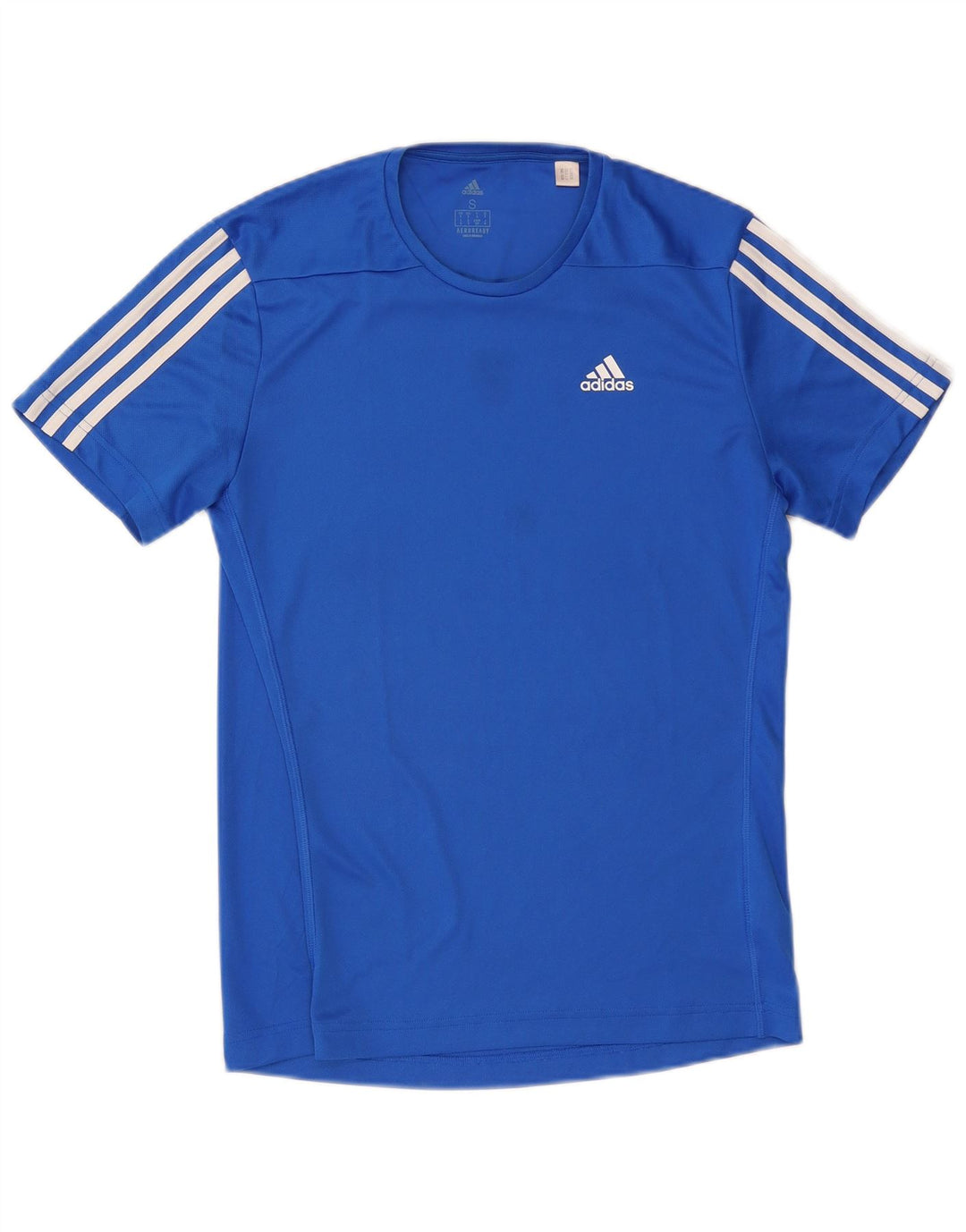 T-shirt ADIDAS da uomo Aeroready Top piccola in poliestere blu