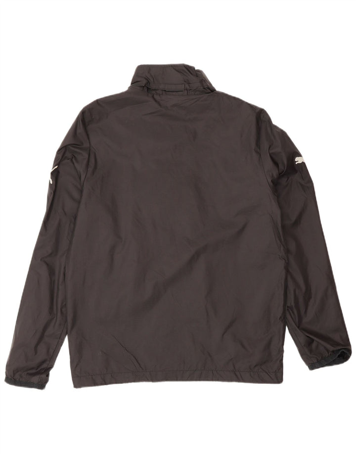 Giacca antipioggia Puma da ragazzo 13-14 anni in poliestere nero